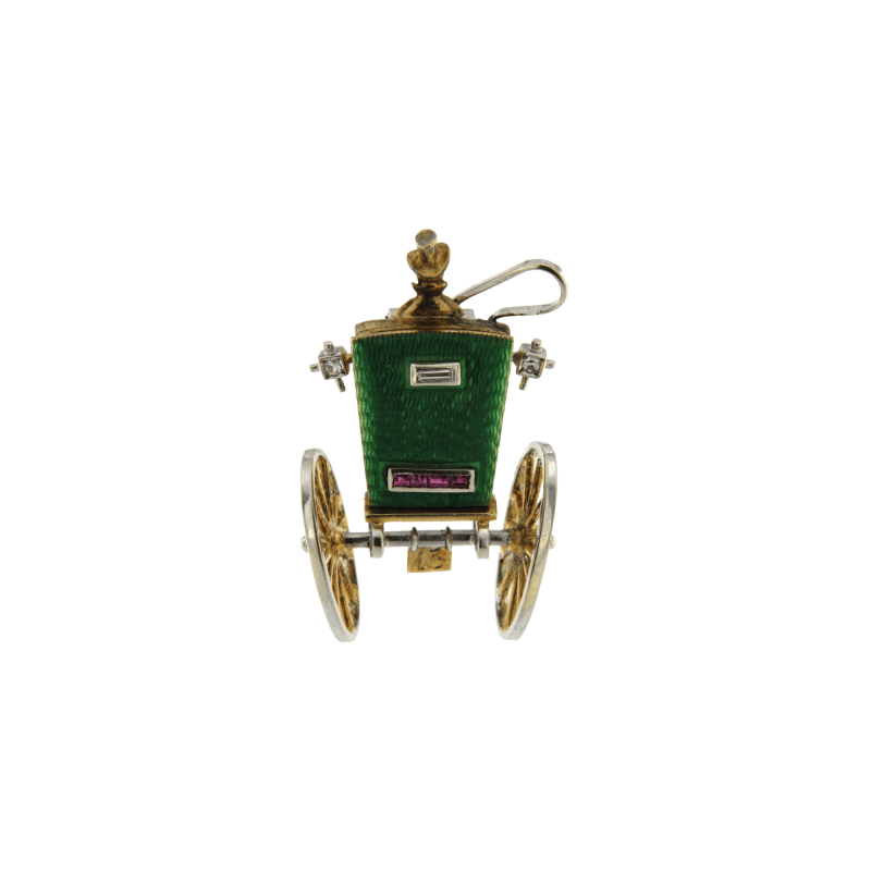 Spilla Carrozza Vintage