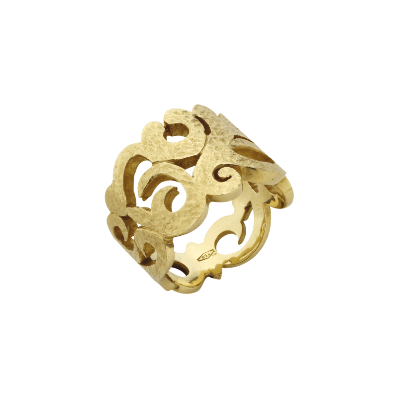 ANELLO ORO GIALLO Arabesque