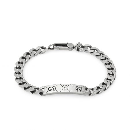 Gucci Ghost chain bracelet in silver