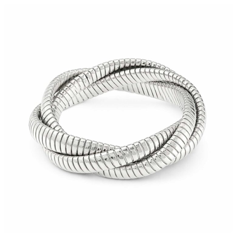 Bracciale Tubogas argento torchon