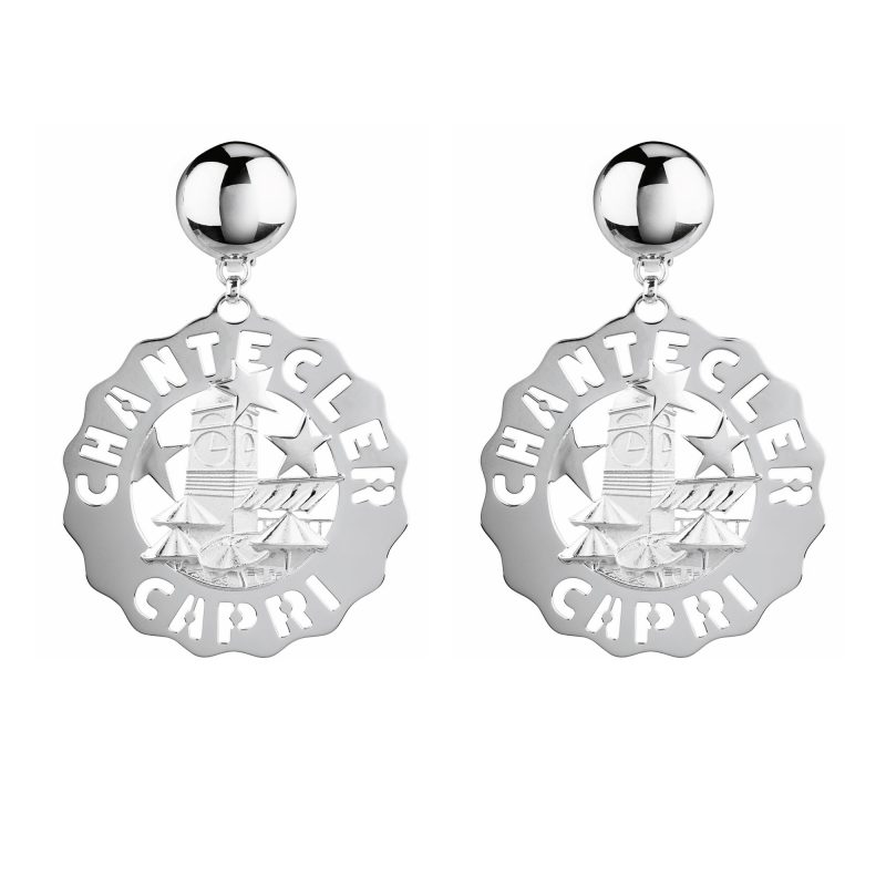 Orecchini piazzetta grandi Chantecler