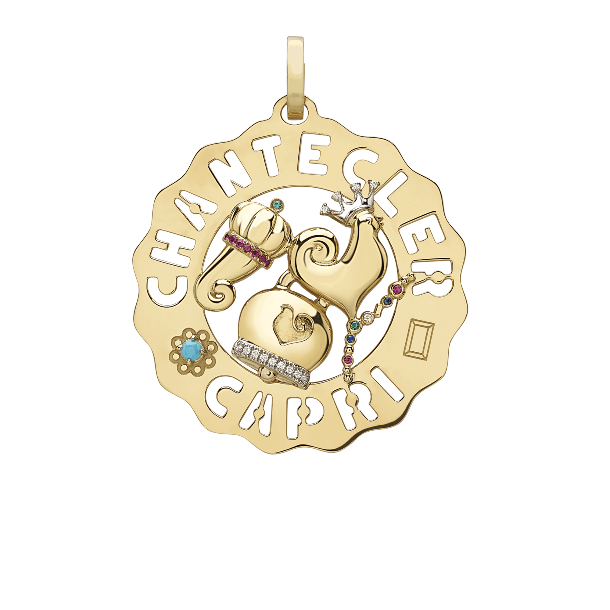 Ciondolo Chantecler Logo grande gallo