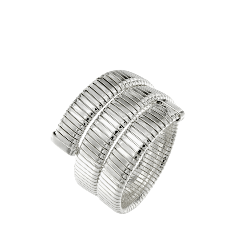 Bracciale Argento tubogas 3 giri