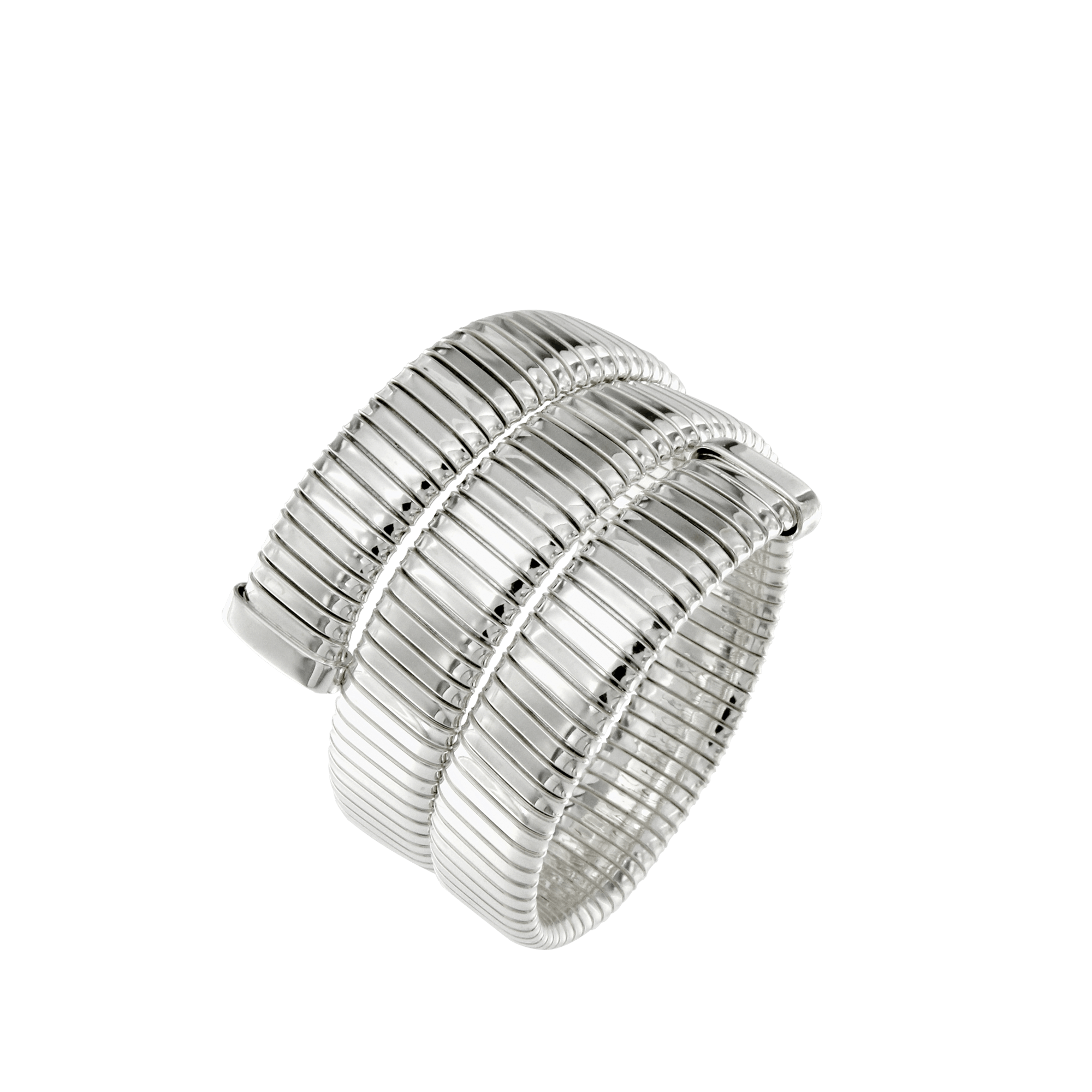 Bracciale Argento tubogas 3 giri