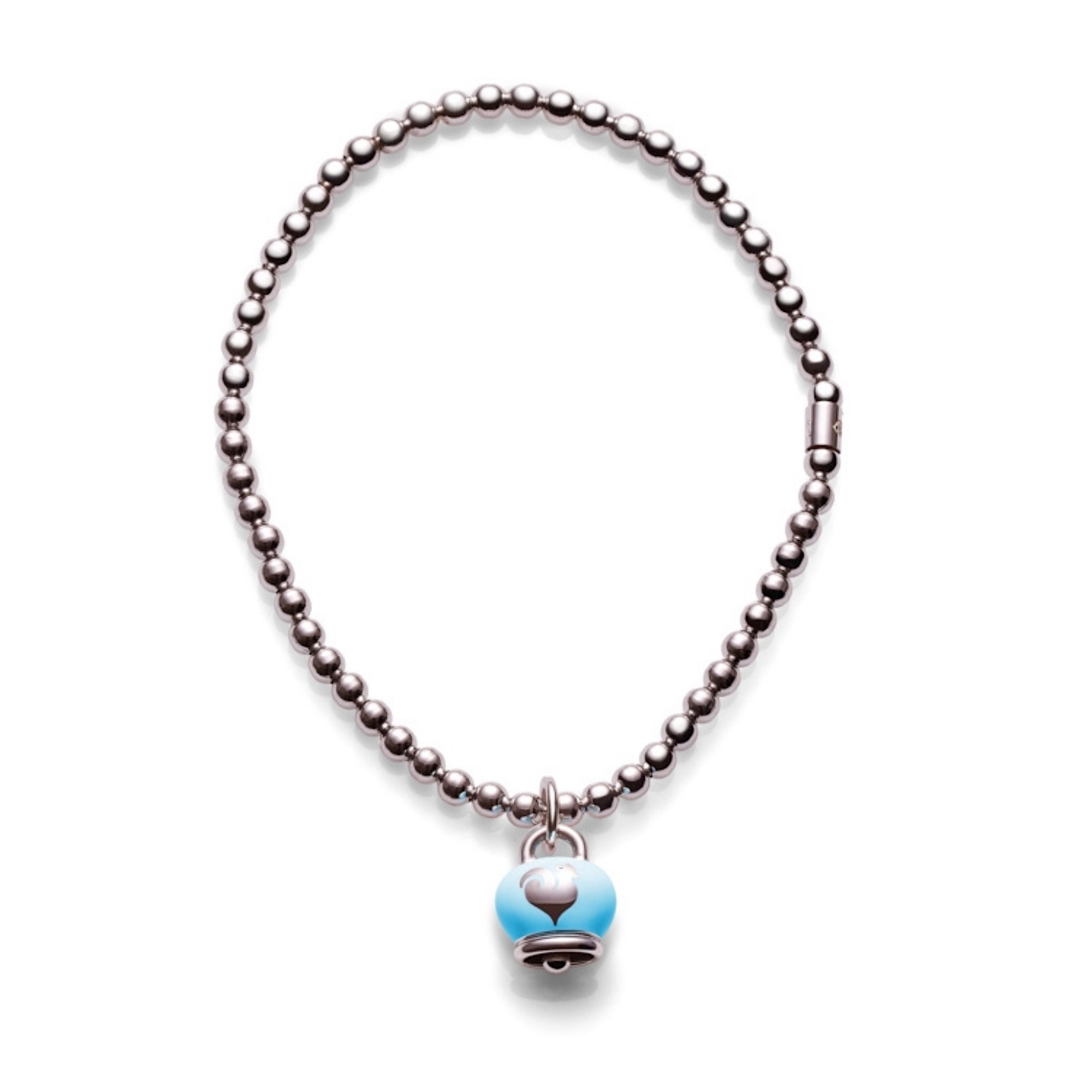 BRACCIALE ELASTICO CIONDOLO CAMPANELLA TURCHESE CHANTECLER