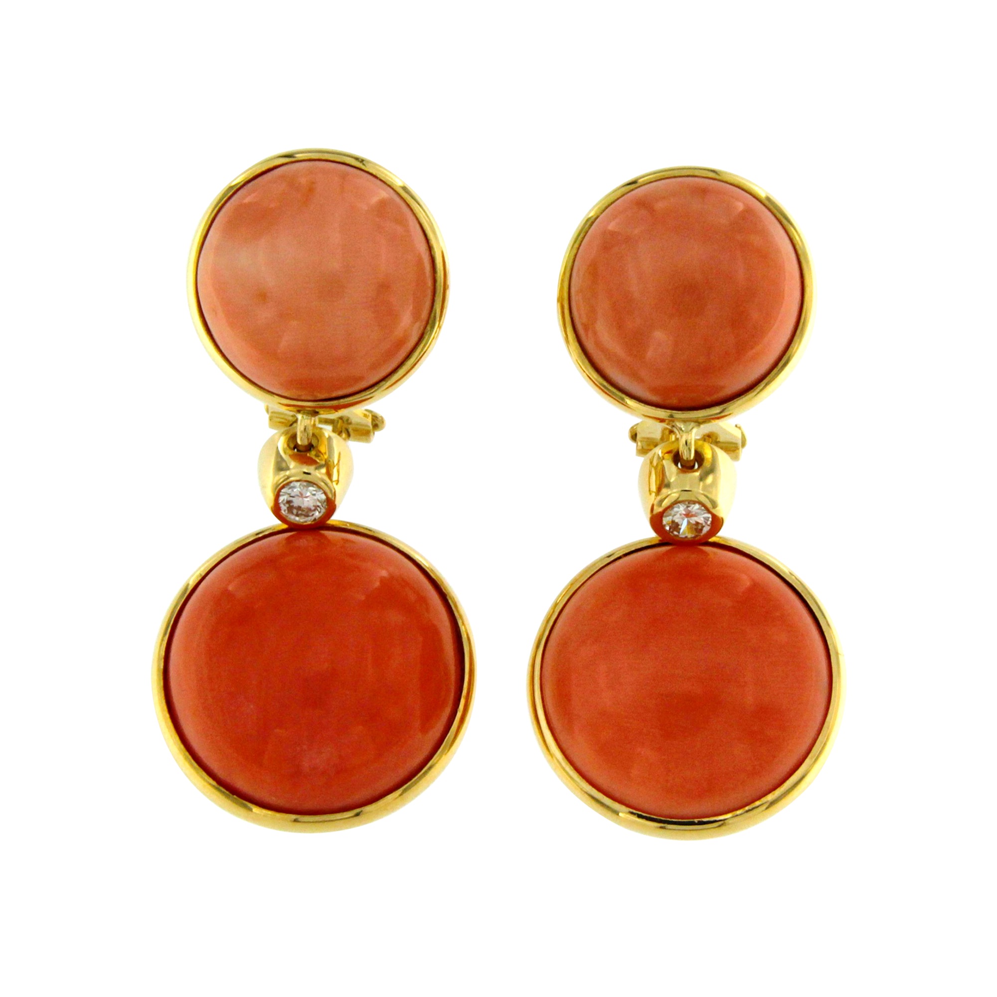 Orecchini con coralli Anni 80