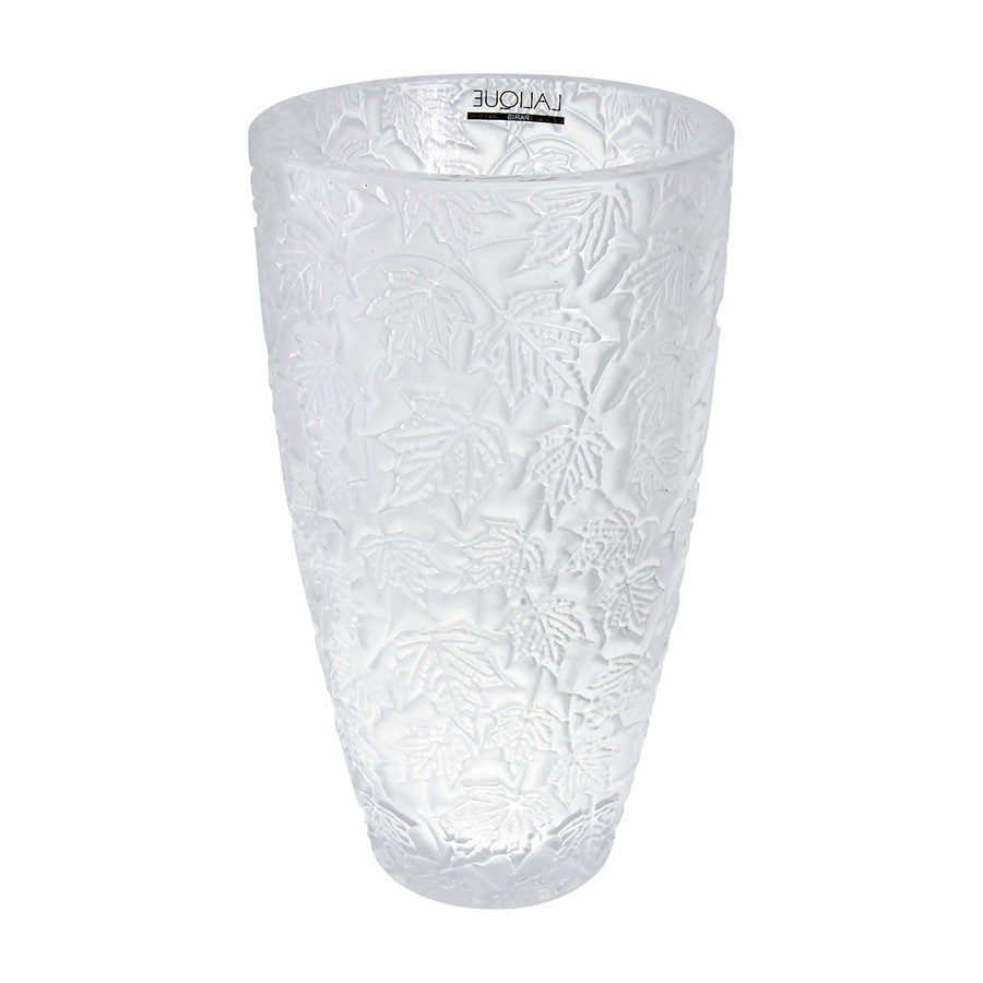 LALIQUE VASO FEUILLAGE MM