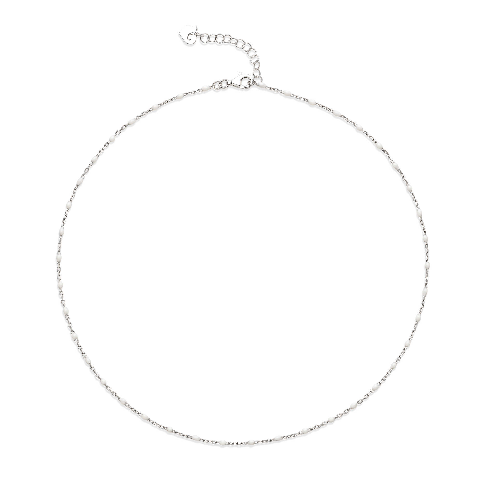 Collana Chantecler Capriness regolabile bianca 39678