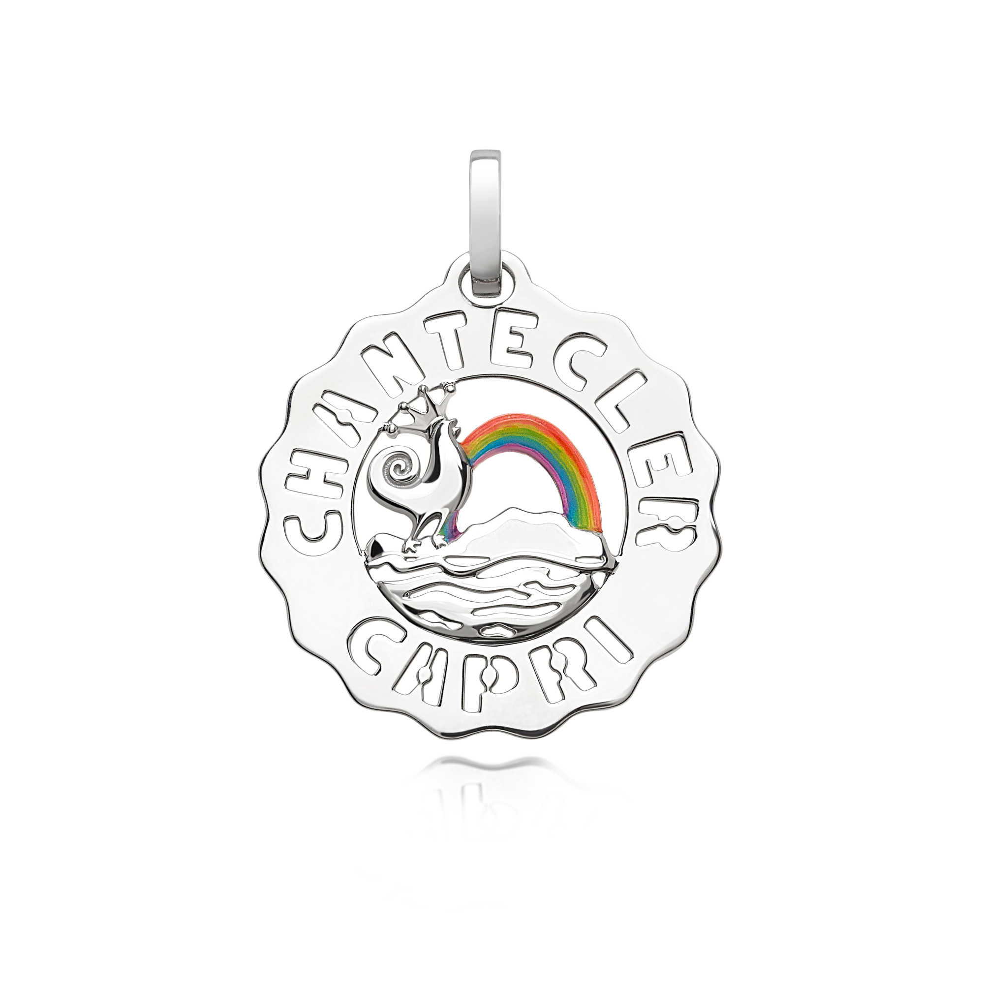 ciondolo logo arcobaleno chantecler piccolo 40179