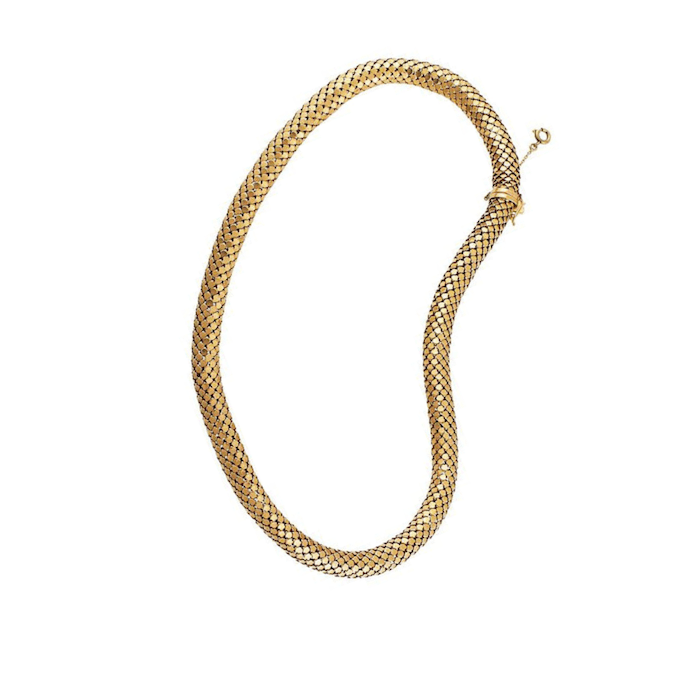 Collana girocollo Vintage scaglie serpente Snake necklace vintage