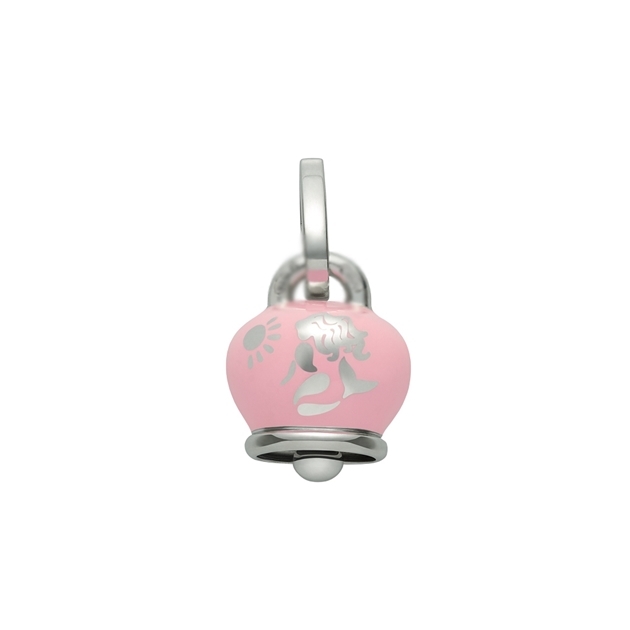 Chantecler Ciondolo campanella media rosa sirena sirenetta mermaid charm bell silver discount sconto
