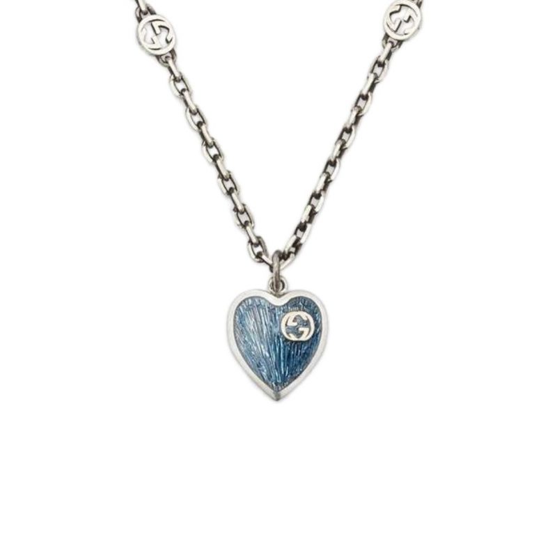 645545_J89B4_1192_001_100_0000_Light-Collana-con-cuore-in-smalto-GG neckalece enamel heart GUCCI