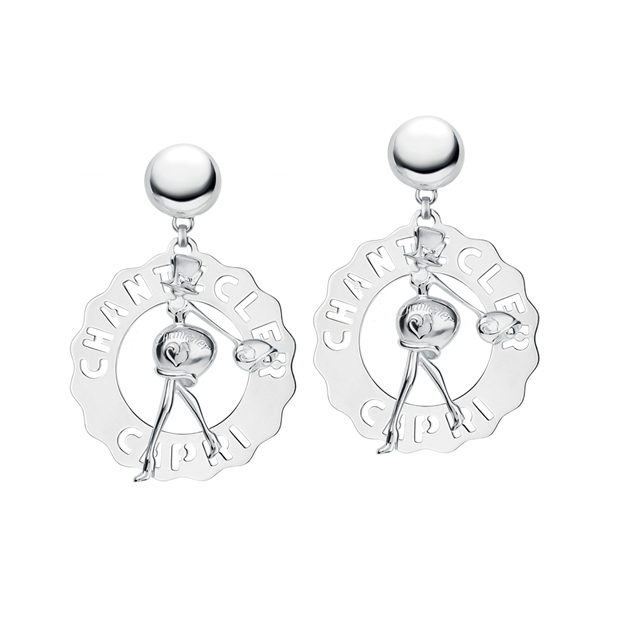 Chantecler Orecchini grandi Madame Clochette in argento silver earrings sconto discount 