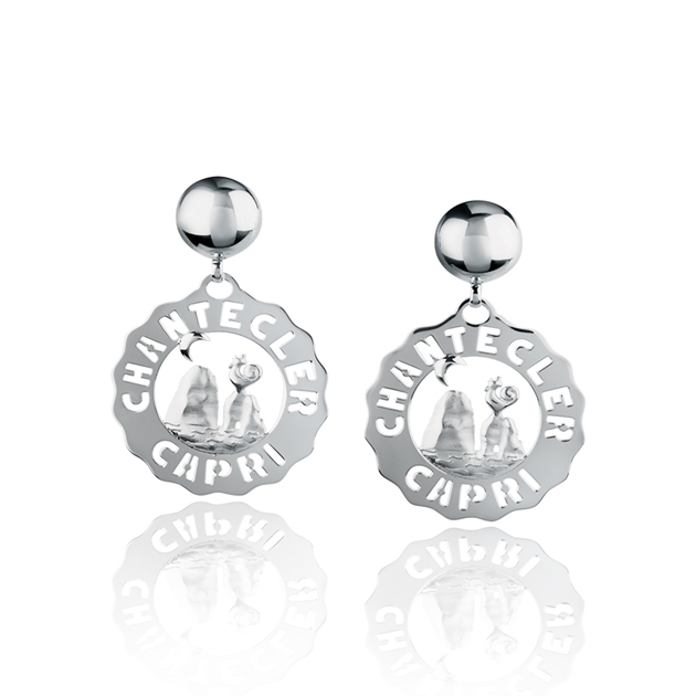 orecchini faraglioni piccoli chantecler silver earrings sconto discount
