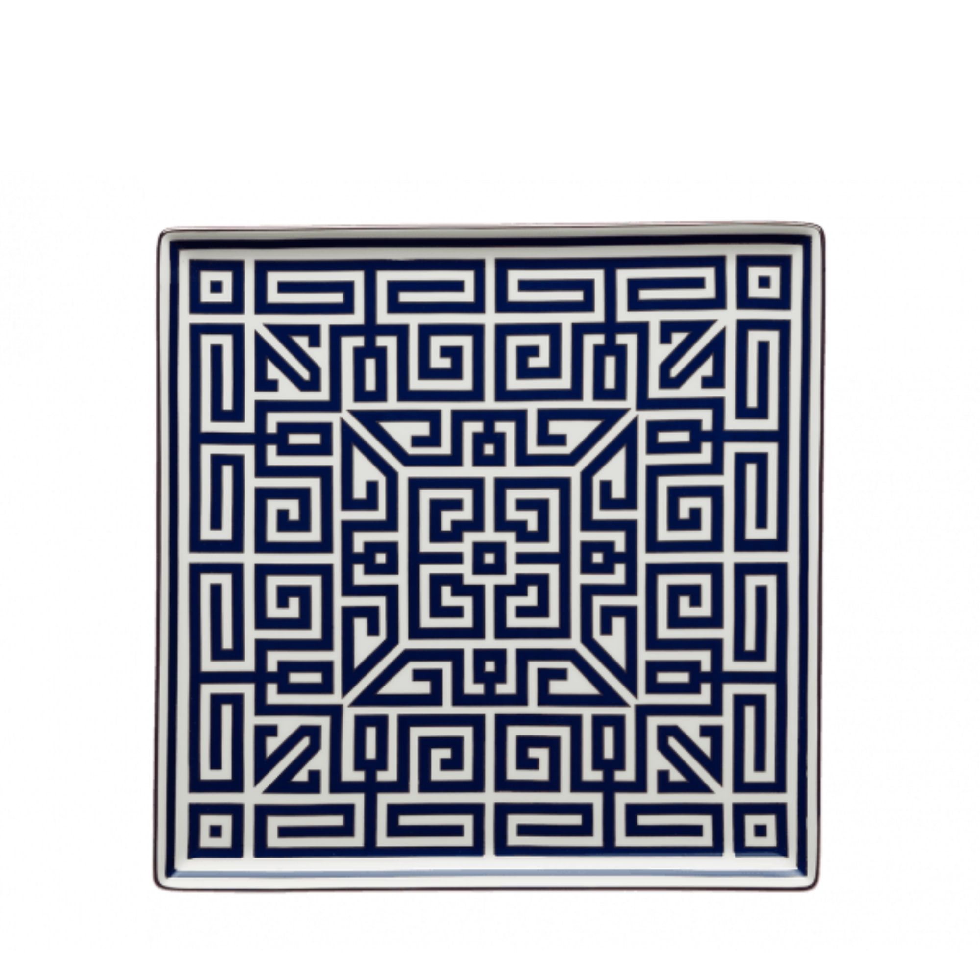 172RG01 FVS1210130XG00125200 PIATTO SVUOTATASCHE LABIRINTO ZAFFIRO square plate sconto discount 