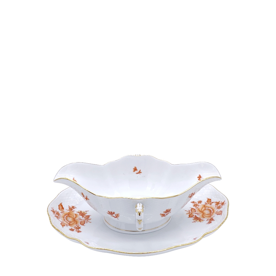 HEREND salsiera con piatto NBH222