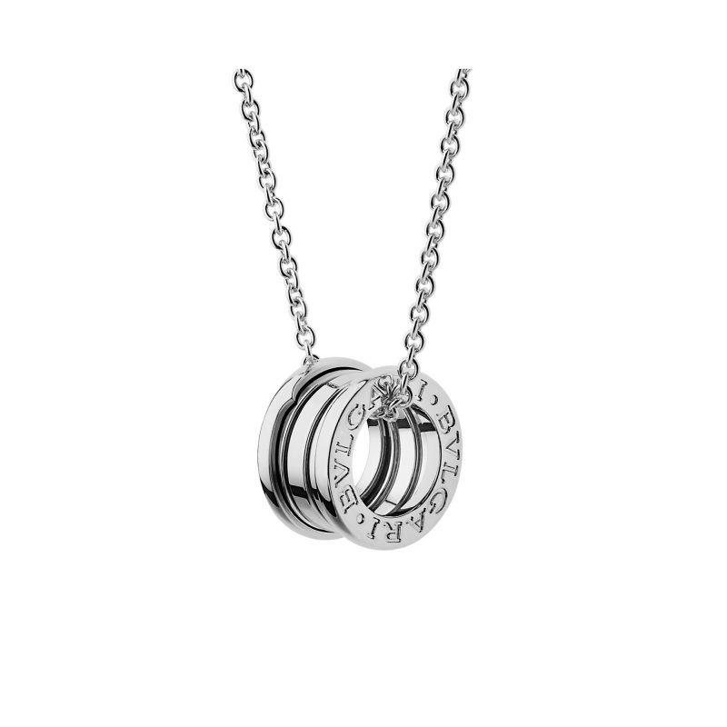 Bulgari B.ZERO1 COLLANA Bulgari B.ZERO1 NECKLACE sconto discount white gold