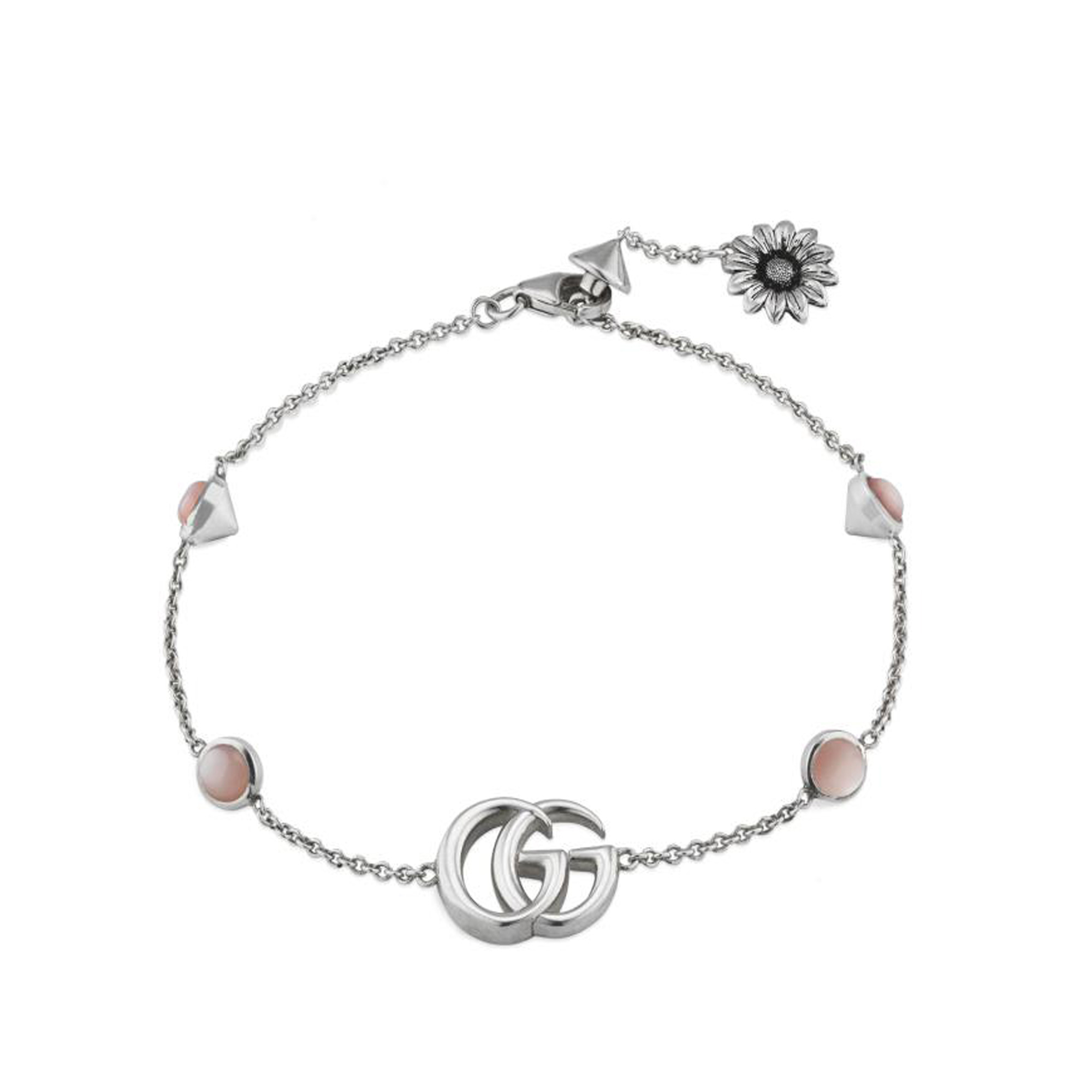 Gucci Bracciale Doppia G con fiore bracelet sconto discount