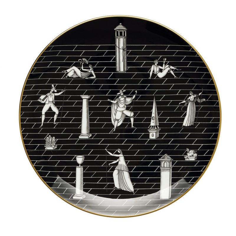 RICHARD GINORI PIATTO GIO PONTI PASSEGGIATA ARCHEOLOGICA