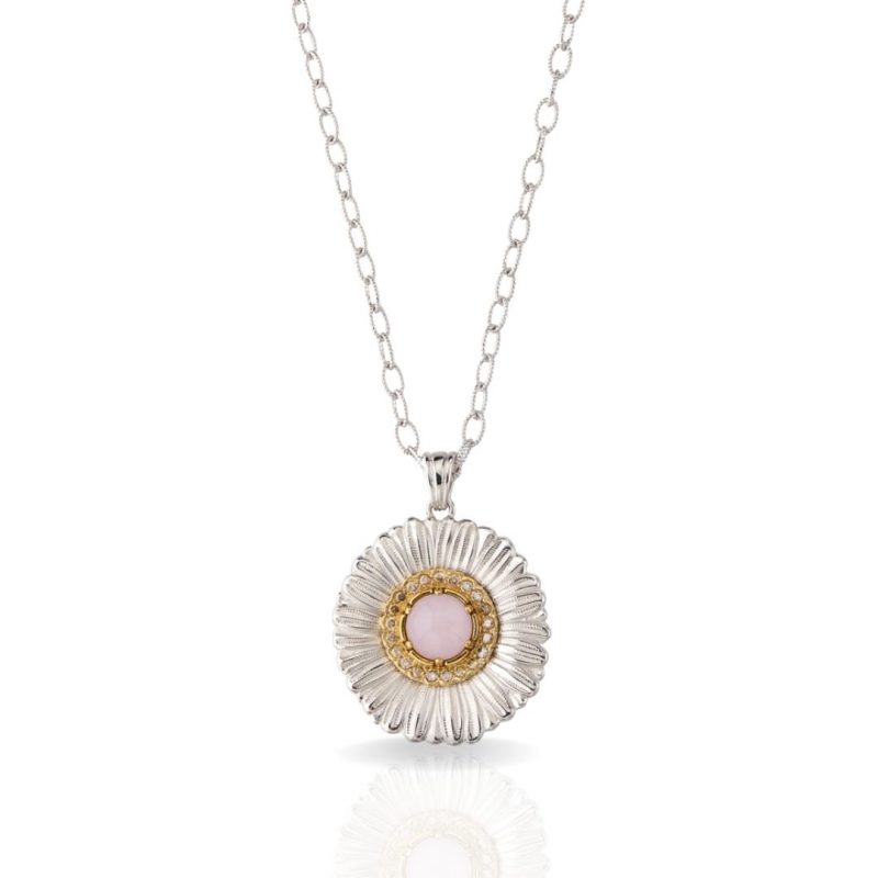 BUCCELLATI collana con ciondolo Daisy Blossom Color ciondolo