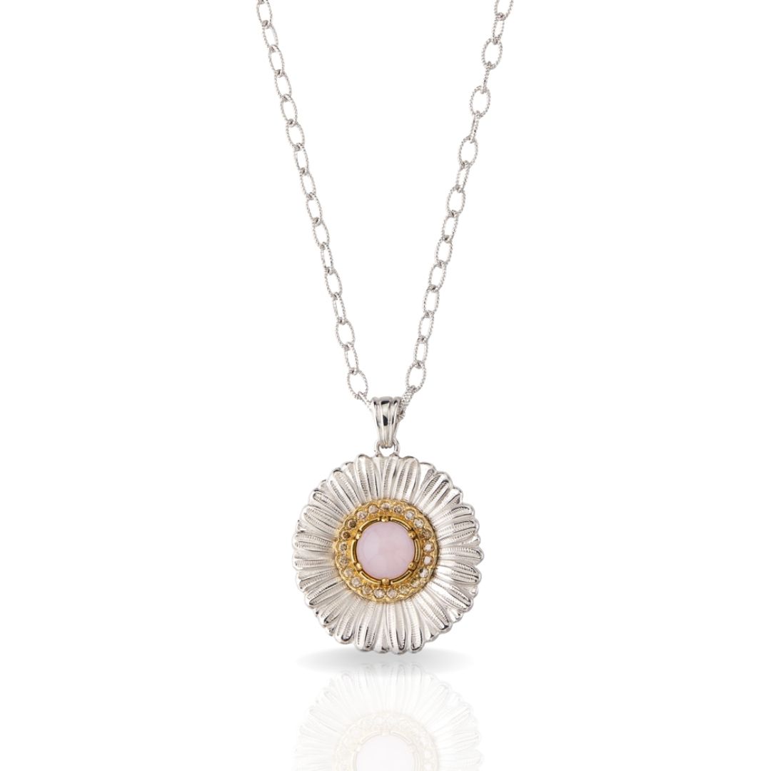BUCCELLATI collana con ciondolo Daisy Blossom Color ciondolo