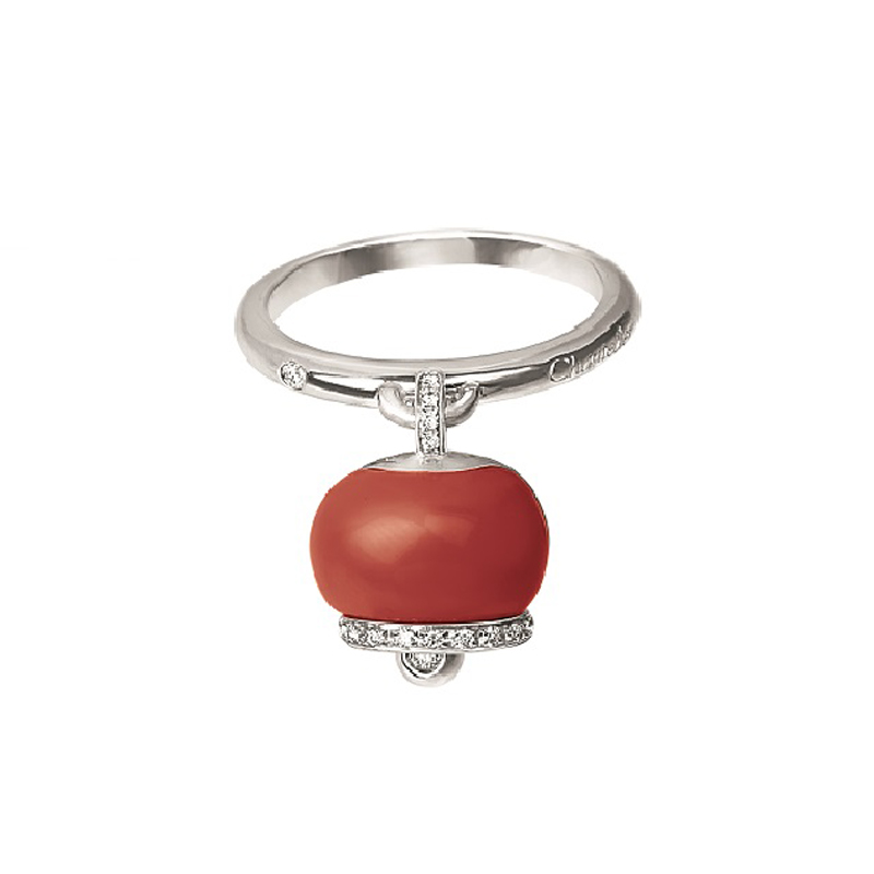 Chantecler Anello Campanella Corallo ring bell coral