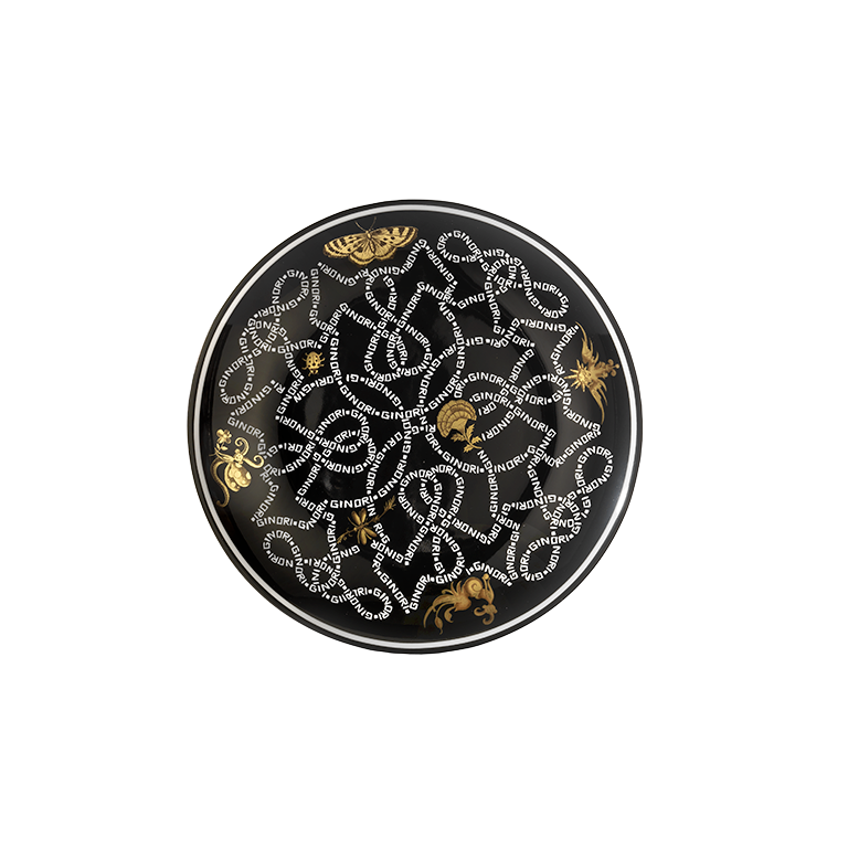 Richard Ginori PIATTO DESSERT ARCADIA set da 2 NERO plate sconto discount