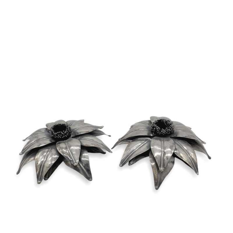 set 2 candelieri Fratelli Lisi in argento 925