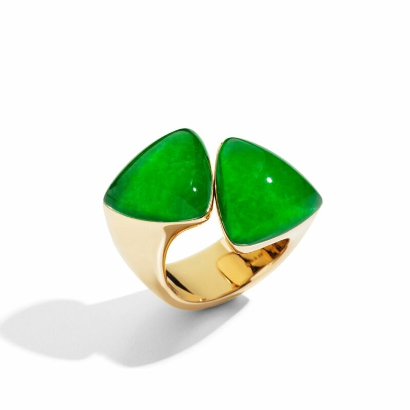 VHERNIER FRECCIA TING JADE GIADA SCONTO DISCOUNT RING