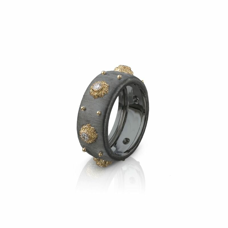 Anello Eternelle Macri Buccellati black gold ring oro nero