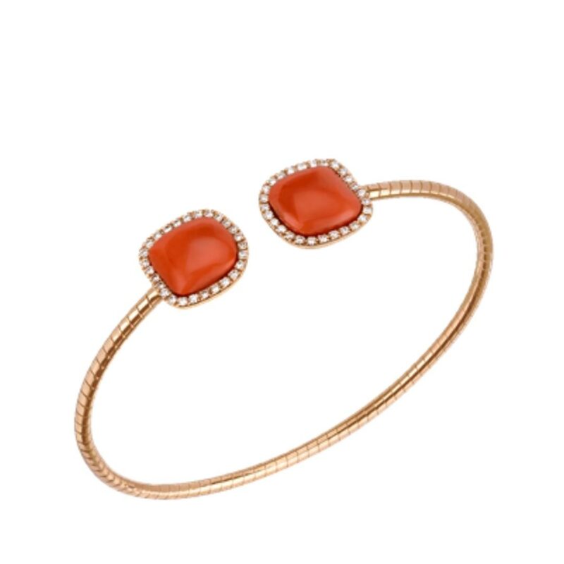Chantecler Bracciale Enchantè diamanti e Corallo bracelet coral