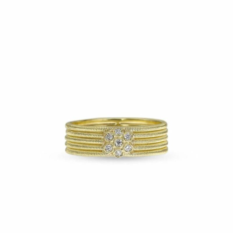 Buccellati HAWAII Anello  Anello in oro giallo con diamanti ring diamonds sconto discount