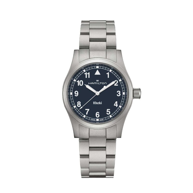 KHAKI FIELD QUARTZ 38 MM QUADRANTE BLU