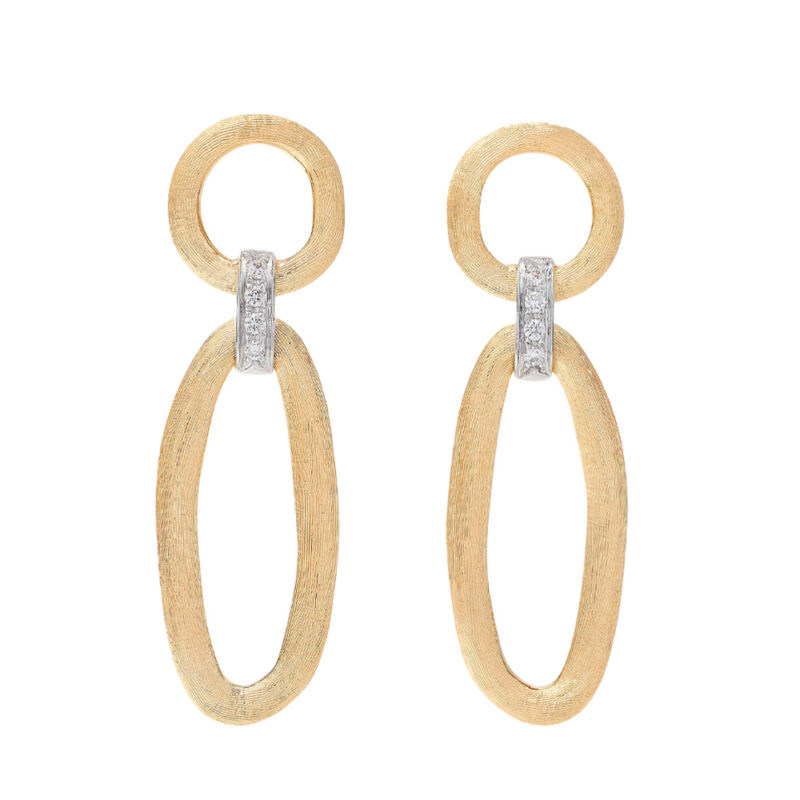 JAIPUR LINK ORECCHINI ORO GIALLO E DIAMANTI 