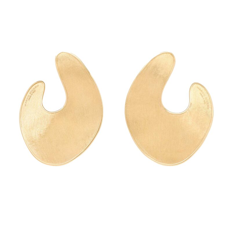 Orecchini Lunaria foglia oro giallo