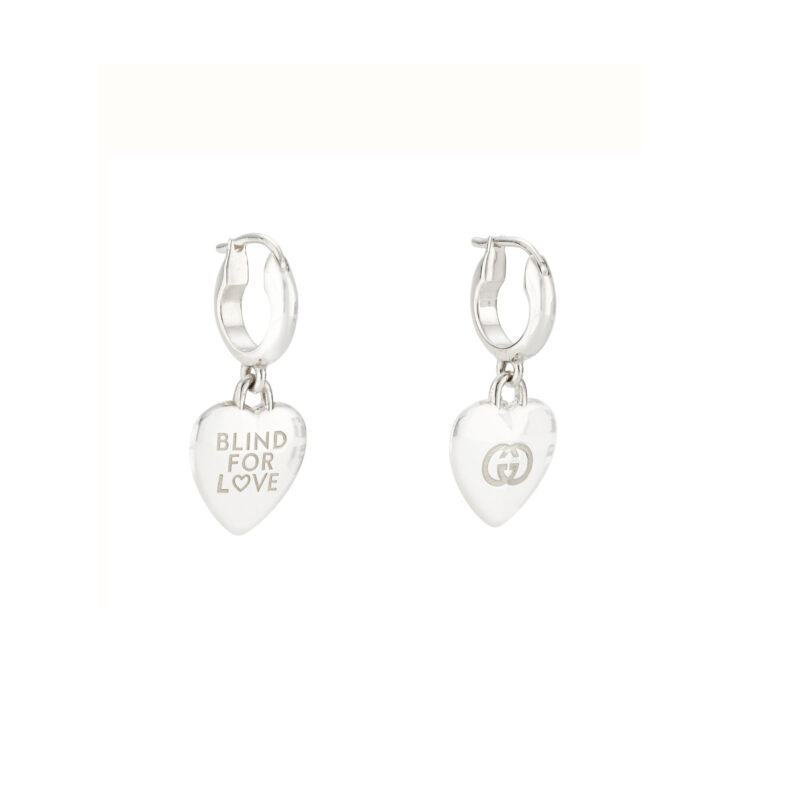 Orecchini Blind For Love a cerchio argento