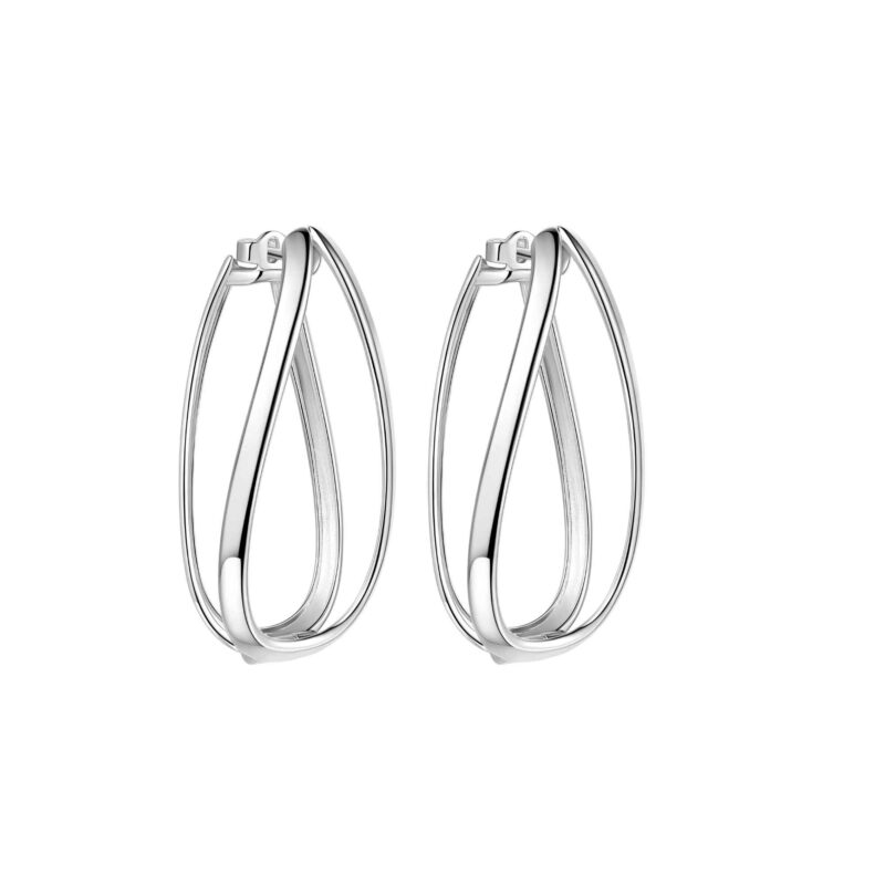 Orecchini Tecum pendenti a goccia argento