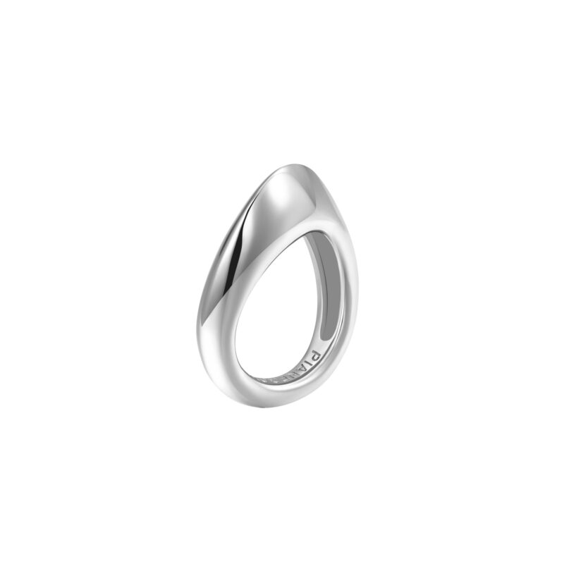 Anello Conversus a fascia sottile argento