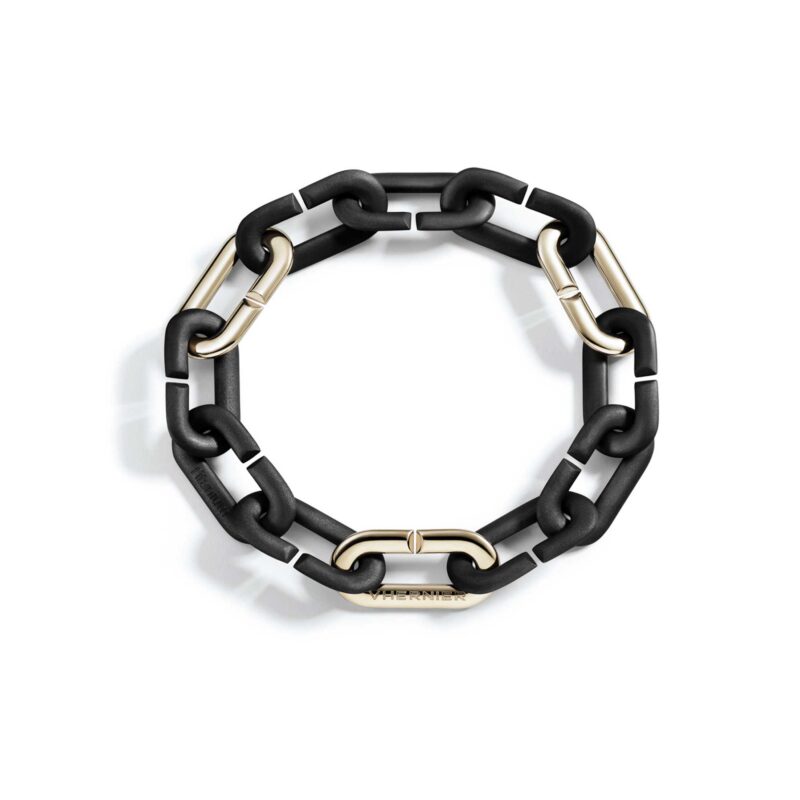 BRACCIALE MON JEU 12 MODULI ORO BIANCO E TITANIO