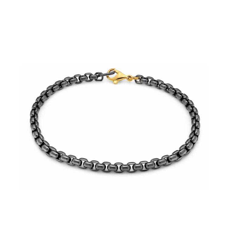 Bracciale Titanio e Oro Giallo