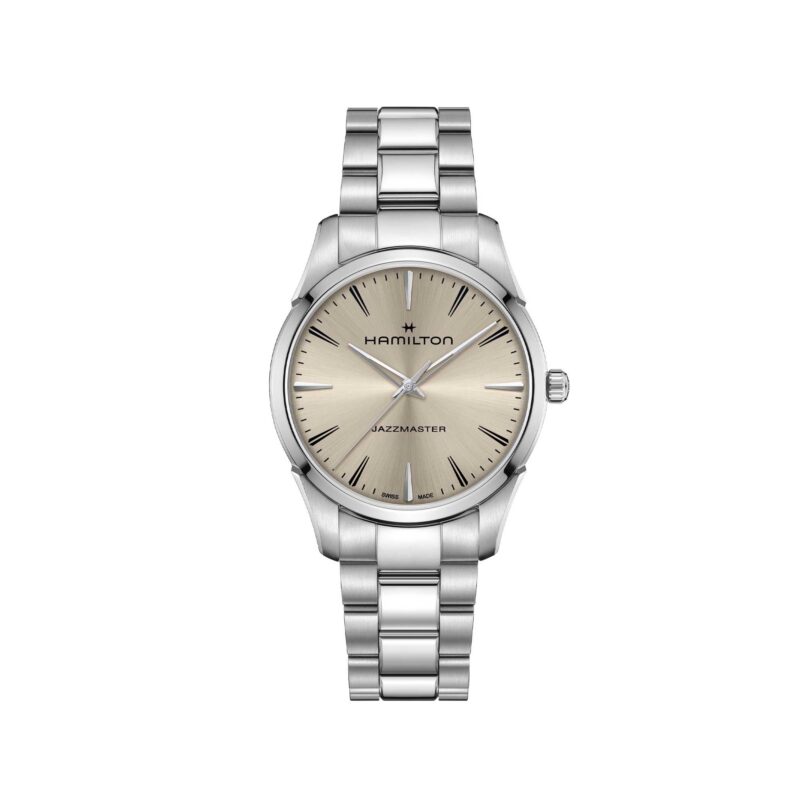 JAZZMASTER QUARTZ QUADRANTE BEIGE 40 MM