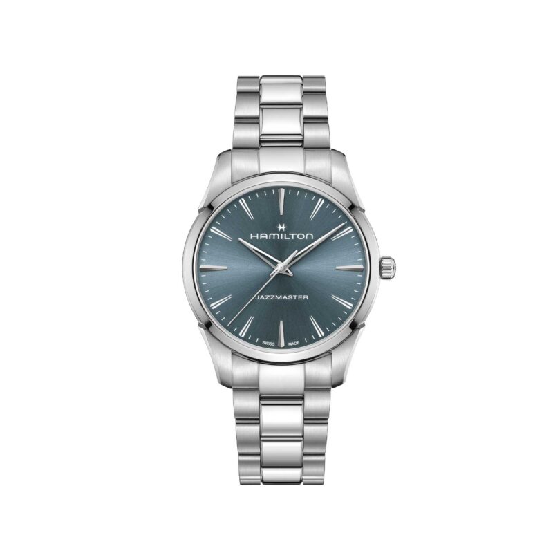 JAZZMASTER QUARTZ QUADRANTE BLU 40 MM