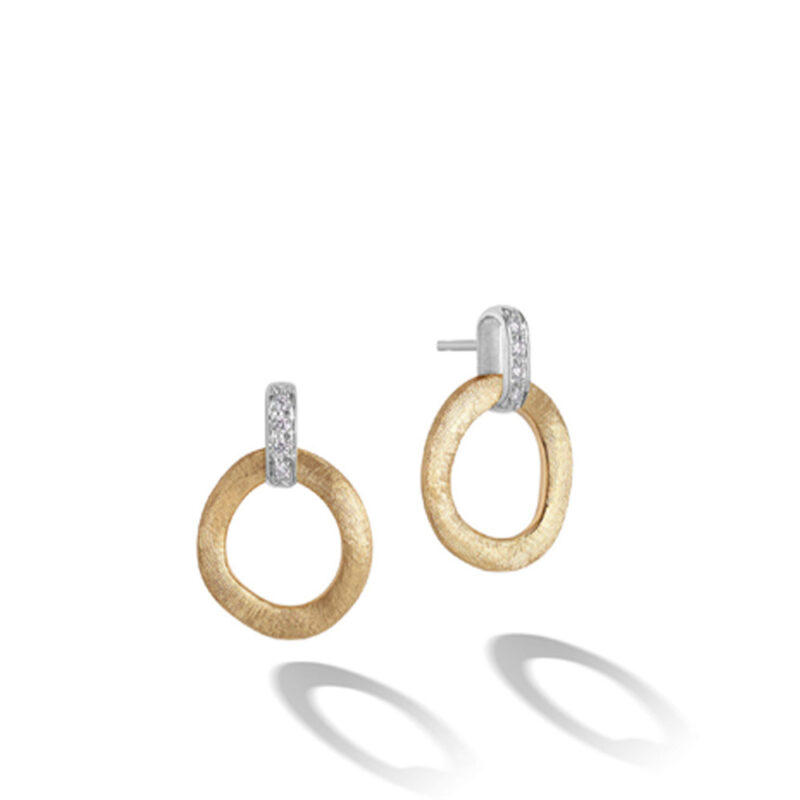 Orecchini Jaipur a lobo con diamanti Marco Bicego oro giallo