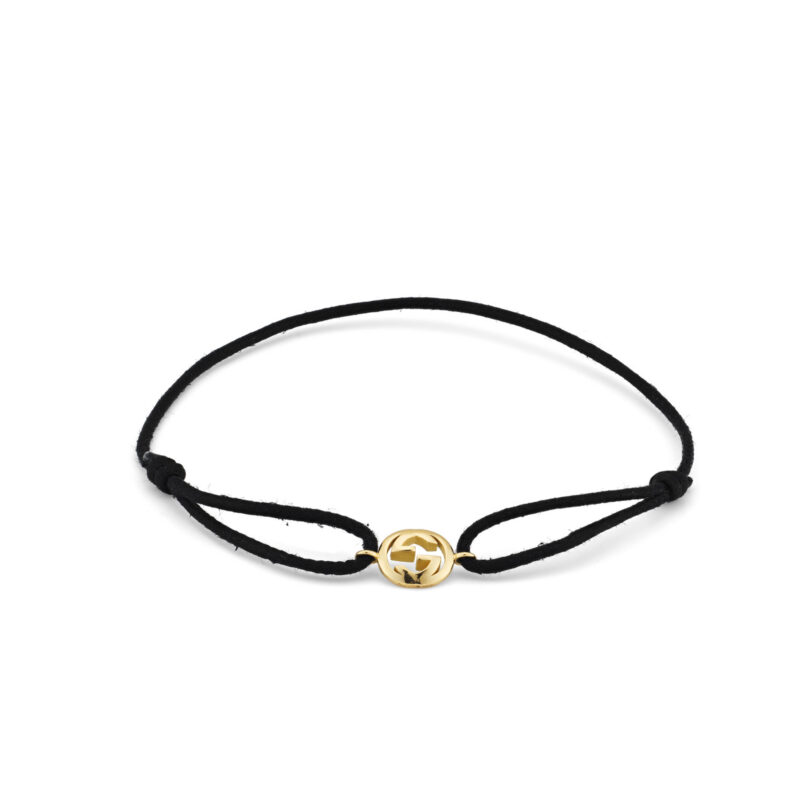 Bracciale Gucci Interlocking con ciondolo 18 carati